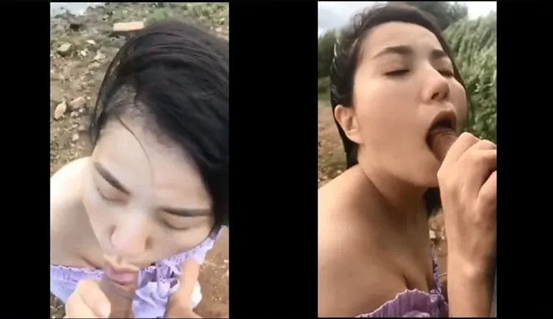 Em ghệ bj cho gấu bên bờ sông